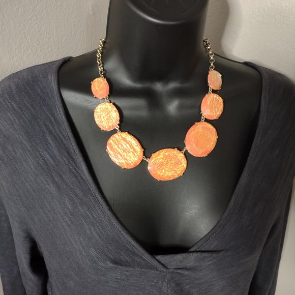 Set Of 3 Colorful Plastic And Metal Necklaces Adjustable 18 To 20 Inches Long - Picture 12 of 14